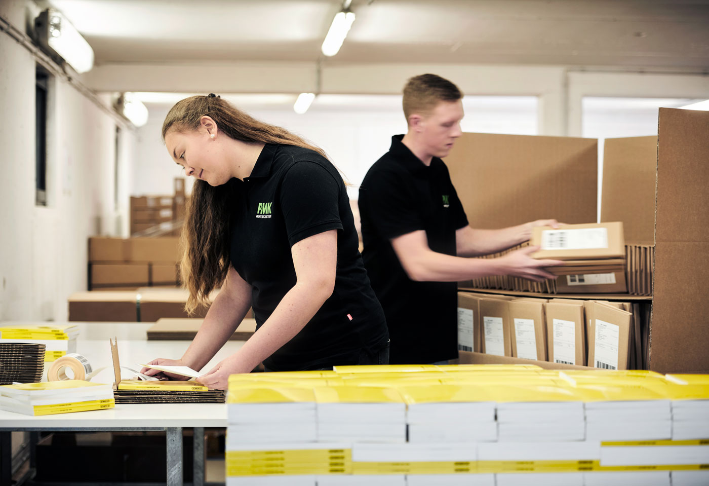 PMK Logistik-Team in Aktion PMK Logistik-Team in Aktion